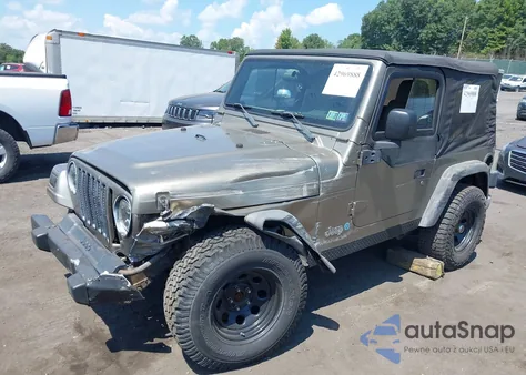 2003 Jeep Wrangler Se из США, поврежденный, VIN 1J4FA29133P354017